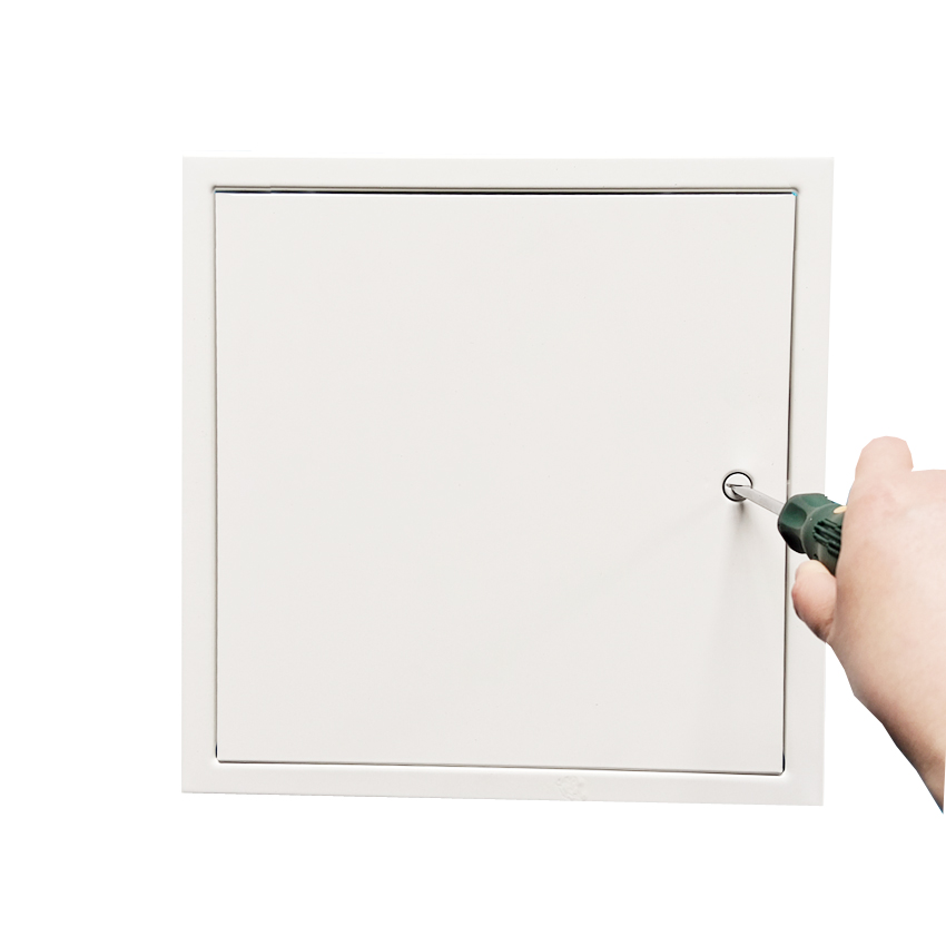 Advantages of slotted screw access panel.